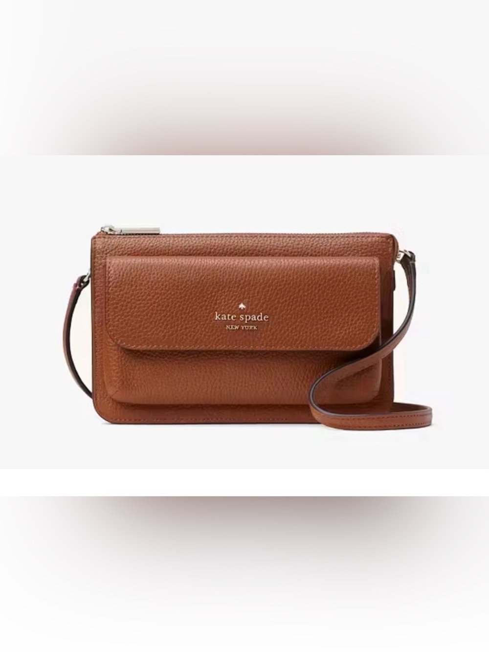 NWOT kate spade Leila Pebbled Leather Crossbody Wallet